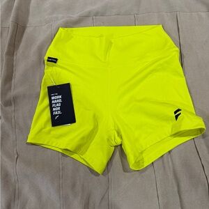 Flag Nor Fail Women's Vibrant Yellow Athletic Shorts